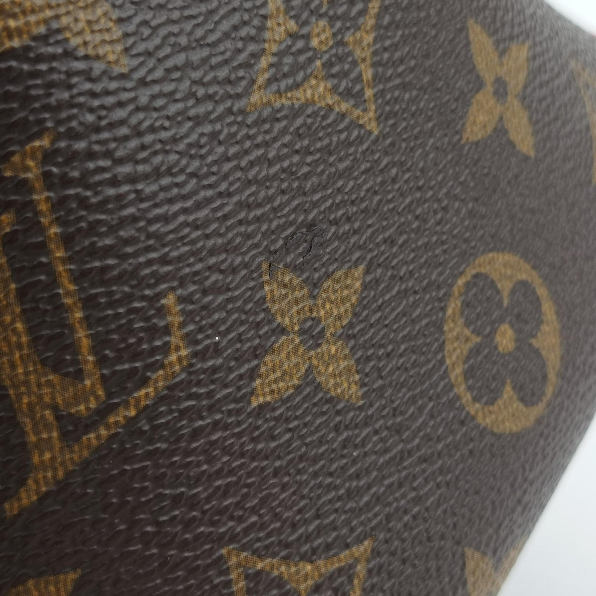 Pre-owned Louis Vuitton RETIRO PM brown×CERISE Monogram Canvas×calf leather M40546 shoulderbag | stylenewstar