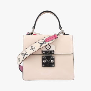 Pre-owned Louis Vuitton Spring Street PM Creme×Rose Vernis M90454 shoulderbag | stylenewstar