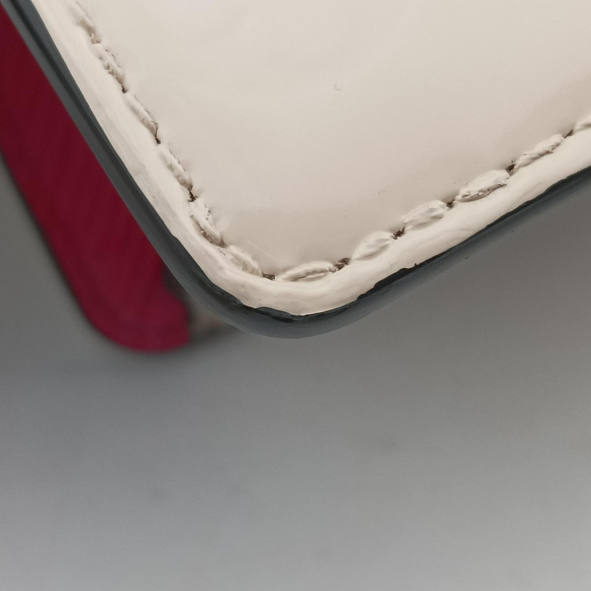 Pre-owned Louis Vuitton Spring Street PM Creme×Rose Vernis M90454 shoulderbag | stylenewstar