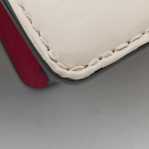 Pre-owned Louis Vuitton Spring Street PM Creme×Rose Vernis M90454 shoulderbag | stylenewstar