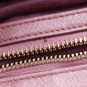 Pre-owned Miu Miu Matelasse Pink Leather  shoulderbag | stylenewstar