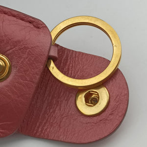 Pre-owned Miu Miu Matelasse Pink Leather  shoulderbag | stylenewstar