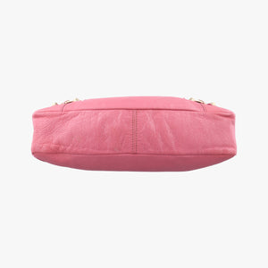 Pre-owned Balenciaga Giant Town Pink lambskin  shoulderbag | stylenewstar