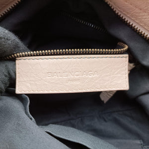 Pre-owned Balenciaga Giant City Pink lambskin  shoulderbag | stylenewstar