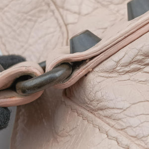Pre-owned Balenciaga Giant City Pink lambskin  shoulderbag | stylenewstar