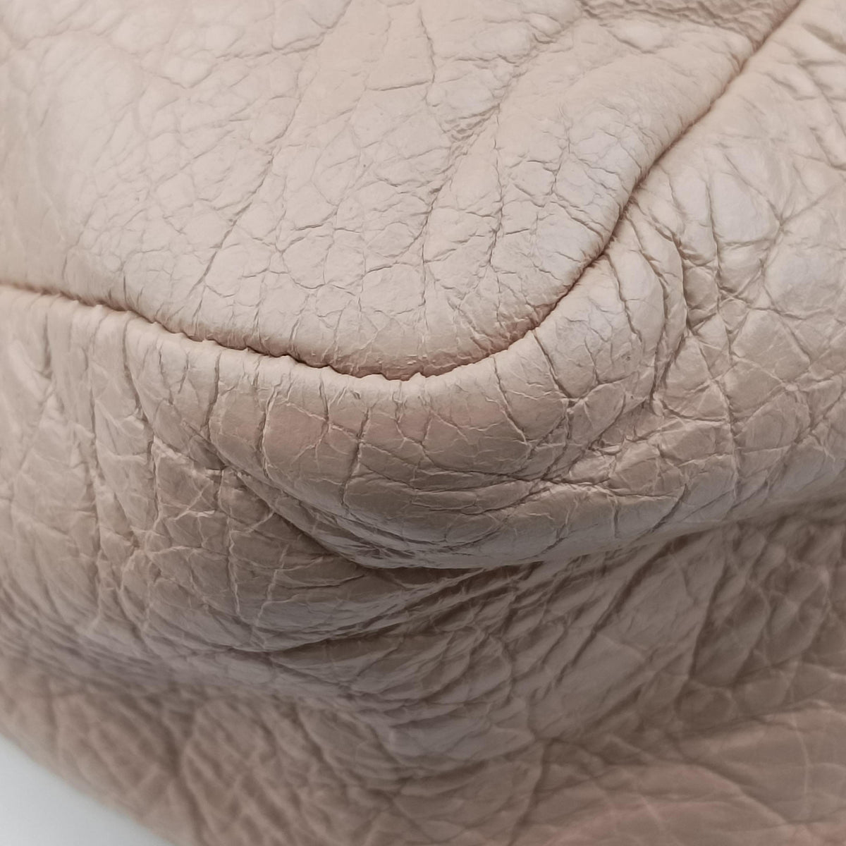 Pre-owned Balenciaga Giant City Pink lambskin  shoulderbag | stylenewstar