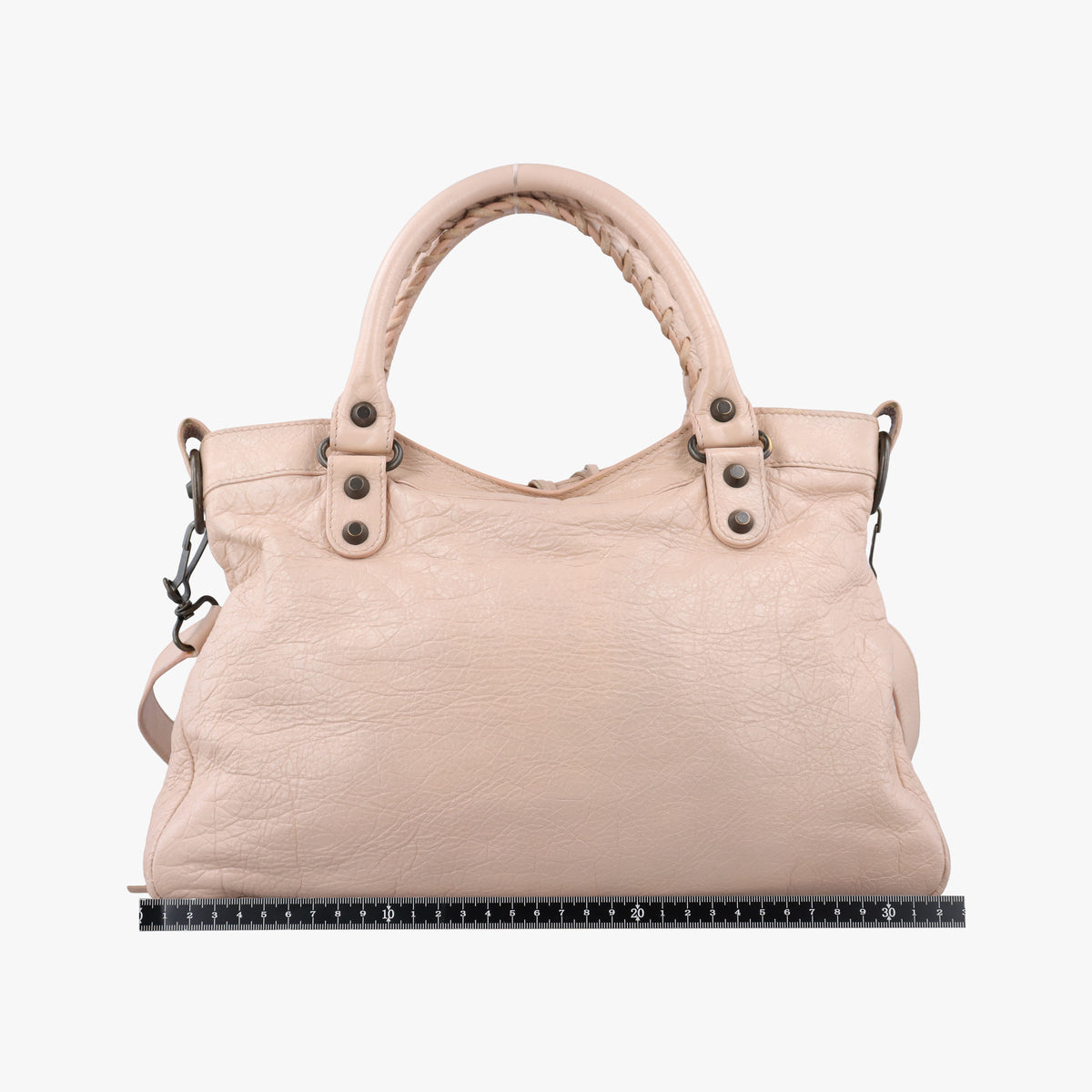 Pre-owned Balenciaga Giant City Pink lambskin  shoulderbag | stylenewstar