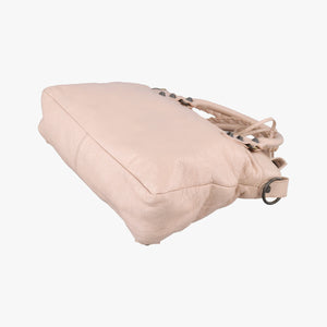 Pre-owned Balenciaga Giant City Pink lambskin  shoulderbag | stylenewstar