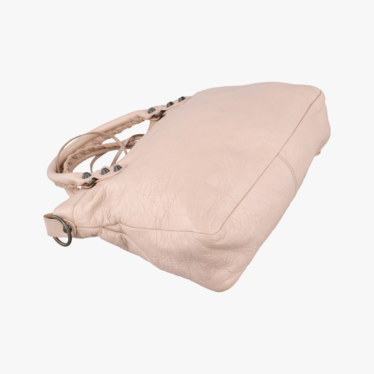 Pre-owned Balenciaga Giant City Pink lambskin  shoulderbag | stylenewstar