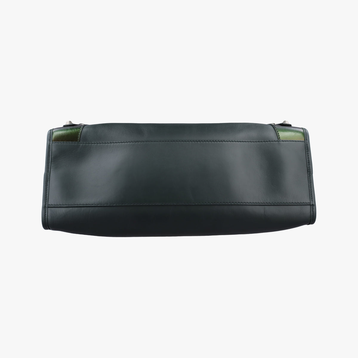 Pre-owned Balenciaga Large City Green Leather  shoulderbag | stylenewstar