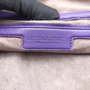 Secondhand Bottega Veneta Intrecciato Purple lambskin  shoulderbag | stylenewstar