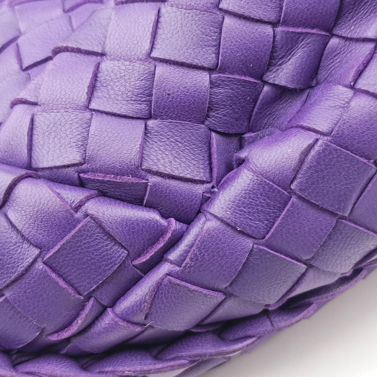 Secondhand Bottega Veneta Intrecciato Purple lambskin  shoulderbag | stylenewstar