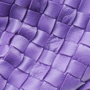 Secondhand Bottega Veneta Intrecciato Purple lambskin  shoulderbag | stylenewstar