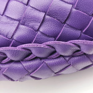 Secondhand Bottega Veneta Intrecciato Purple lambskin  shoulderbag | stylenewstar