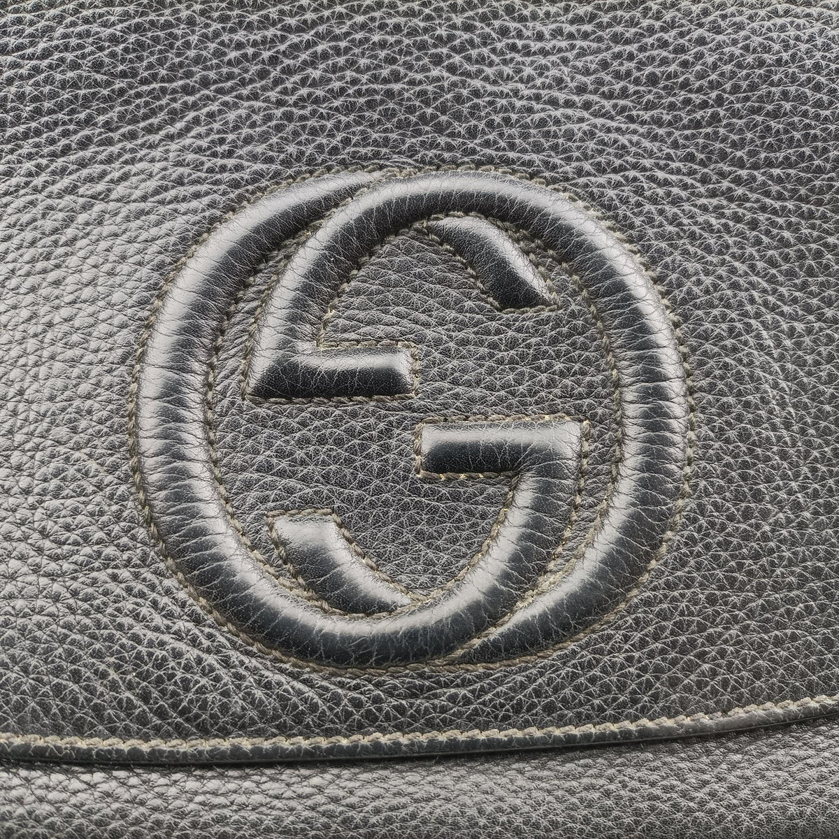 Pre-owned Gucci SOHO Black Leather 336752 shoulderbag | stylenewstar