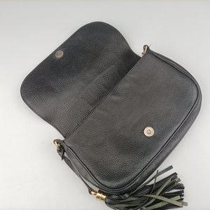 Pre-owned Gucci SOHO Black Leather 336752 shoulderbag | stylenewstar