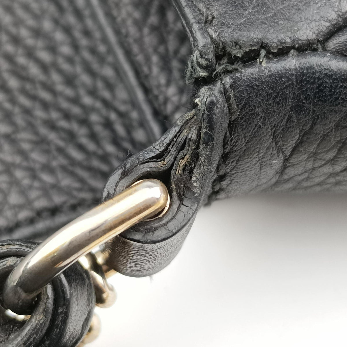 Pre-owned Gucci SOHO Black Leather 336752 shoulderbag | stylenewstar