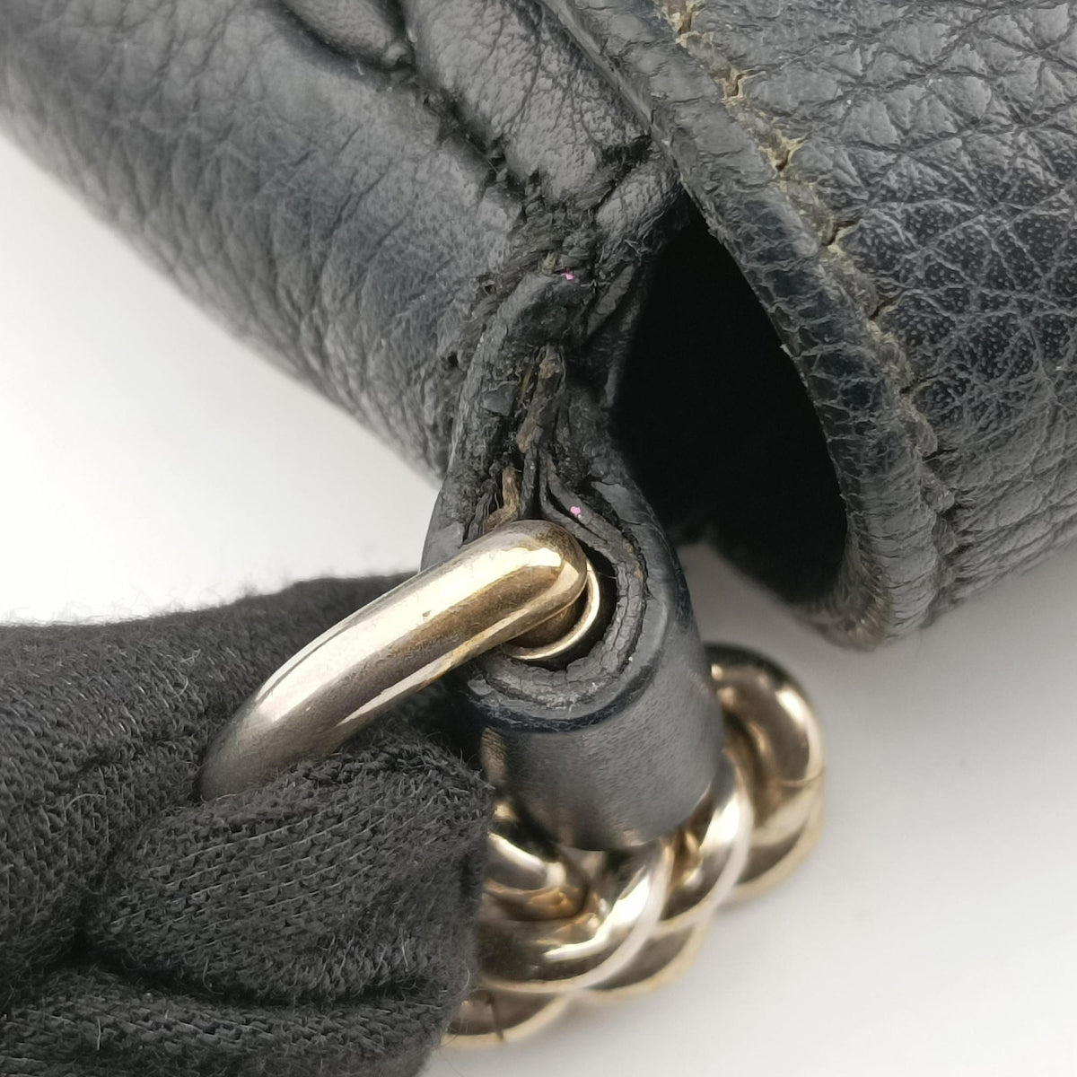 Pre-owned Gucci SOHO Black Leather 336752 shoulderbag | stylenewstar