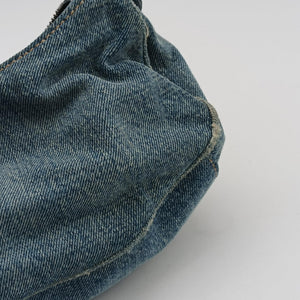 Pre-owned Balenciaga Le Cagole Blue denim  shoulderbag | stylenewstar