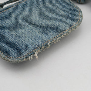Pre-owned Balenciaga Le Cagole Blue denim  shoulderbag | stylenewstar