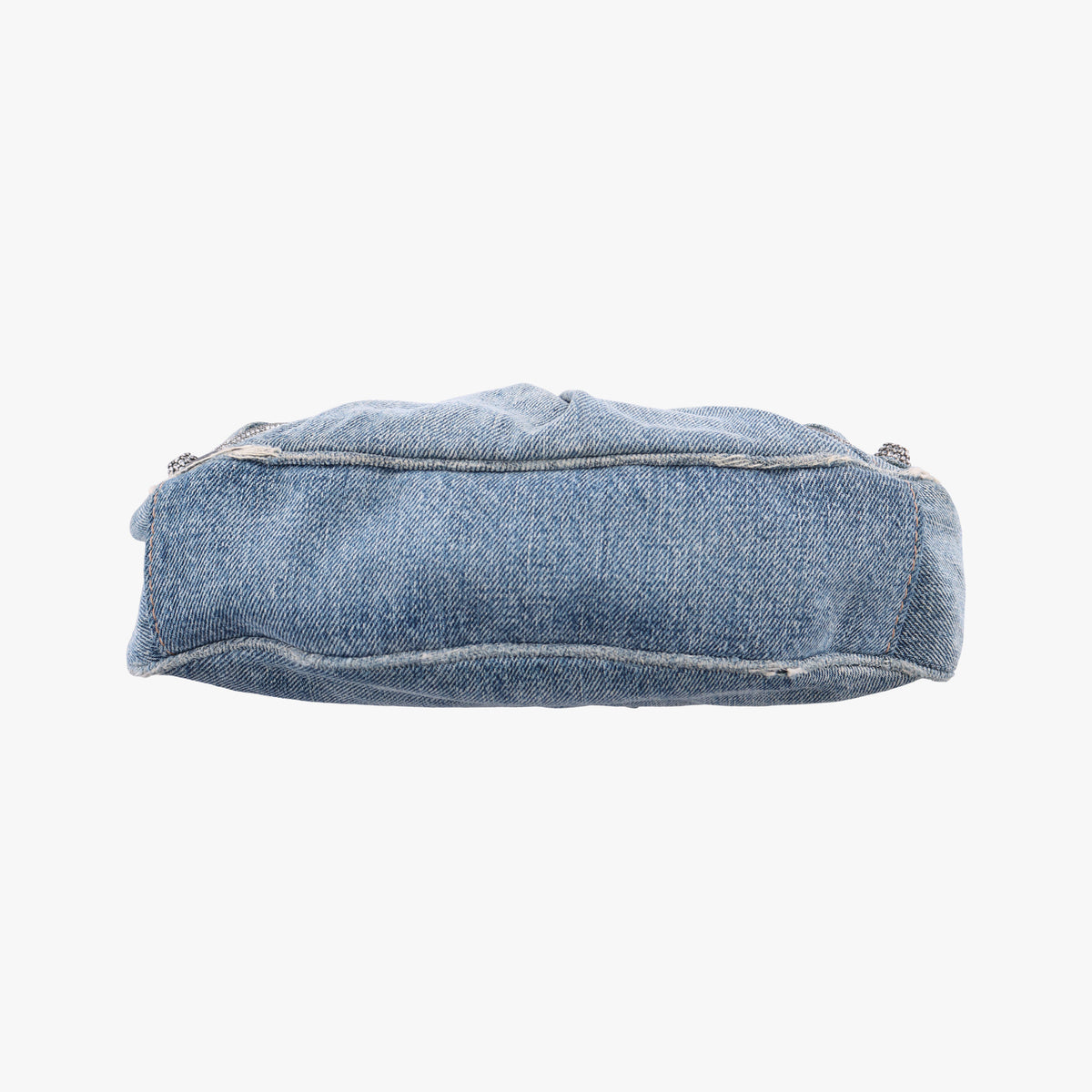 Pre-owned Balenciaga Le Cagole Blue denim  shoulderbag | stylenewstar