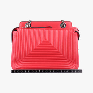 Vintage Fendi Dotcom Click Small Red Leather 8BN299 shoulderbag | stylenewstar
