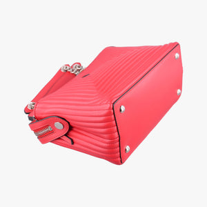 Vintage Fendi Dotcom Click Small Red Leather 8BN299 shoulderbag | stylenewstar