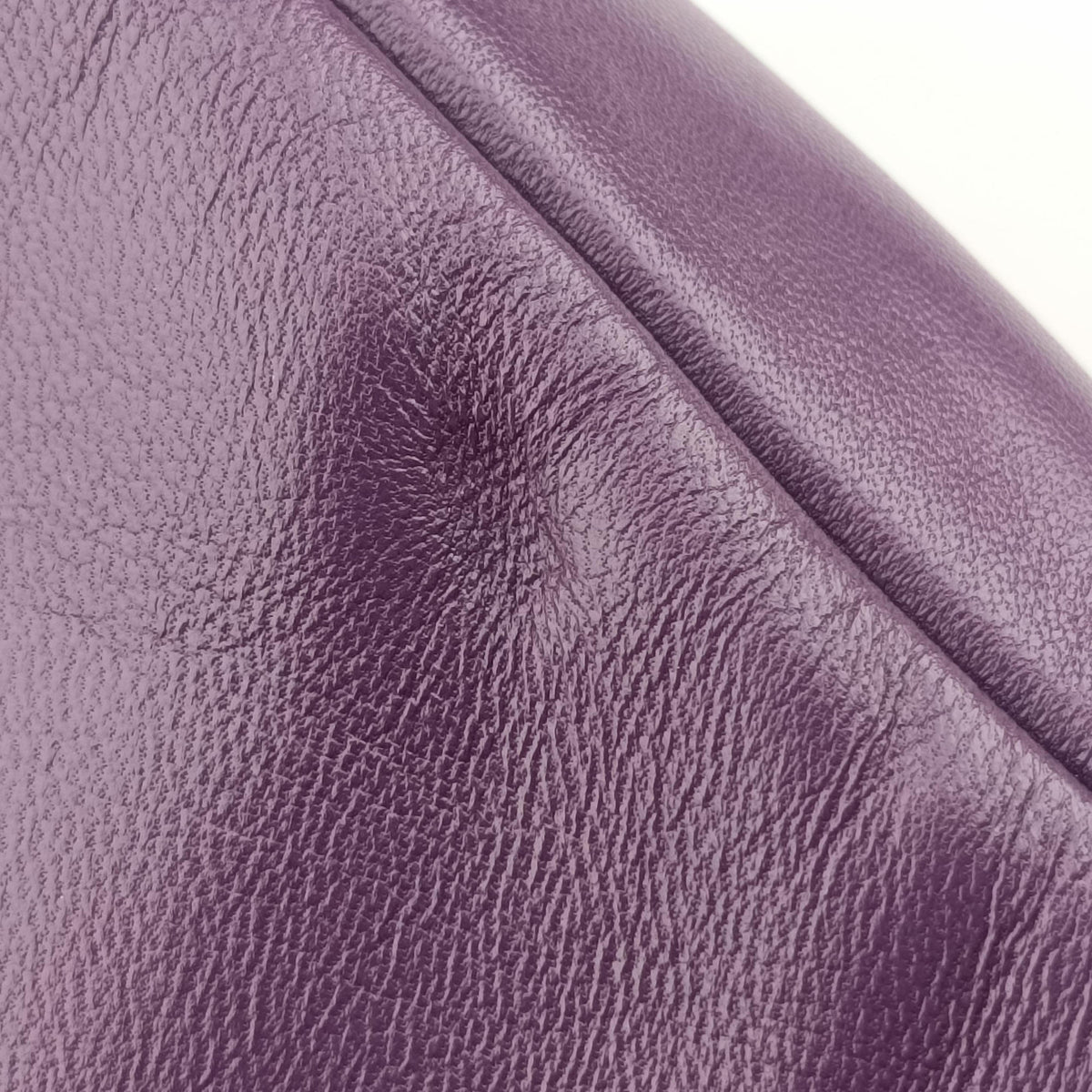 Pre-owned Prada Padded Nappa triangle Purple lambskin 1BA315 shoulderbag | stylenewstar