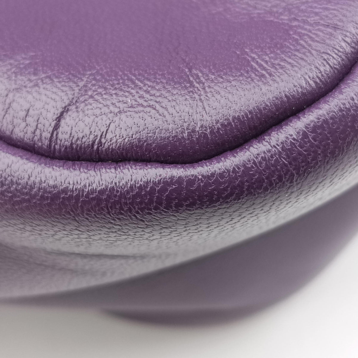 Pre-owned Prada Padded Nappa triangle Purple lambskin 1BA315 shoulderbag | stylenewstar