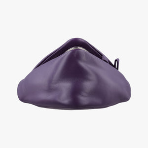 Pre-owned Prada Padded Nappa triangle Purple lambskin 1BA315 shoulderbag | stylenewstar