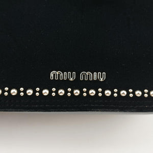 Vintage Miu Miu Dahlia Black velvet  shoulderbag | stylenewstar