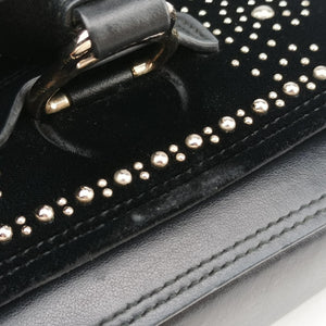 Vintage Miu Miu Dahlia Black velvet  shoulderbag | stylenewstar