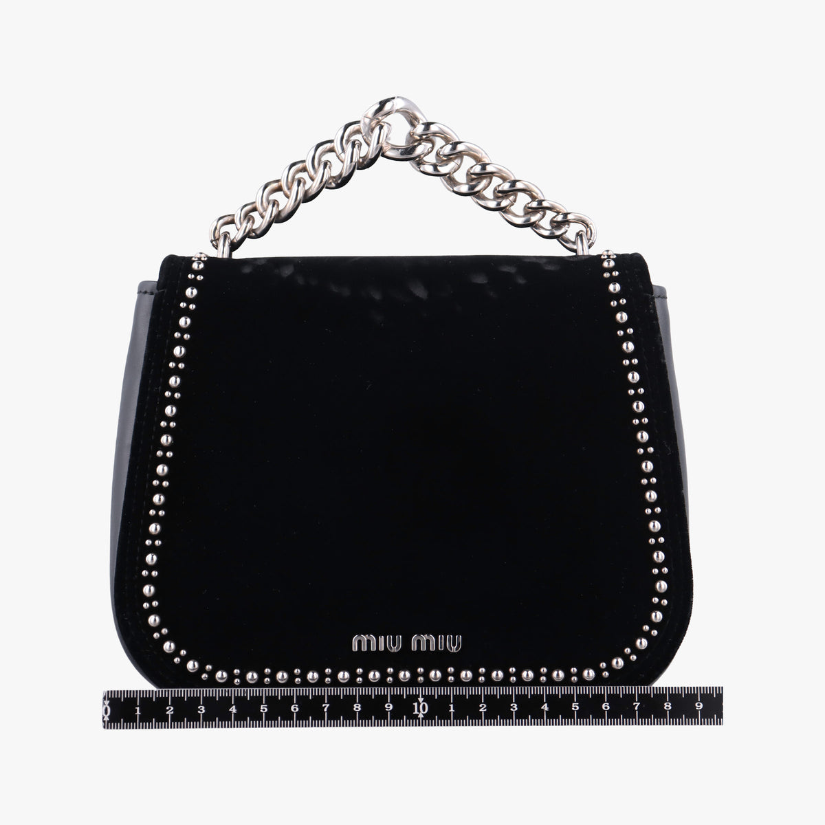 Vintage Miu Miu Dahlia Black velvet  shoulderbag | stylenewstar