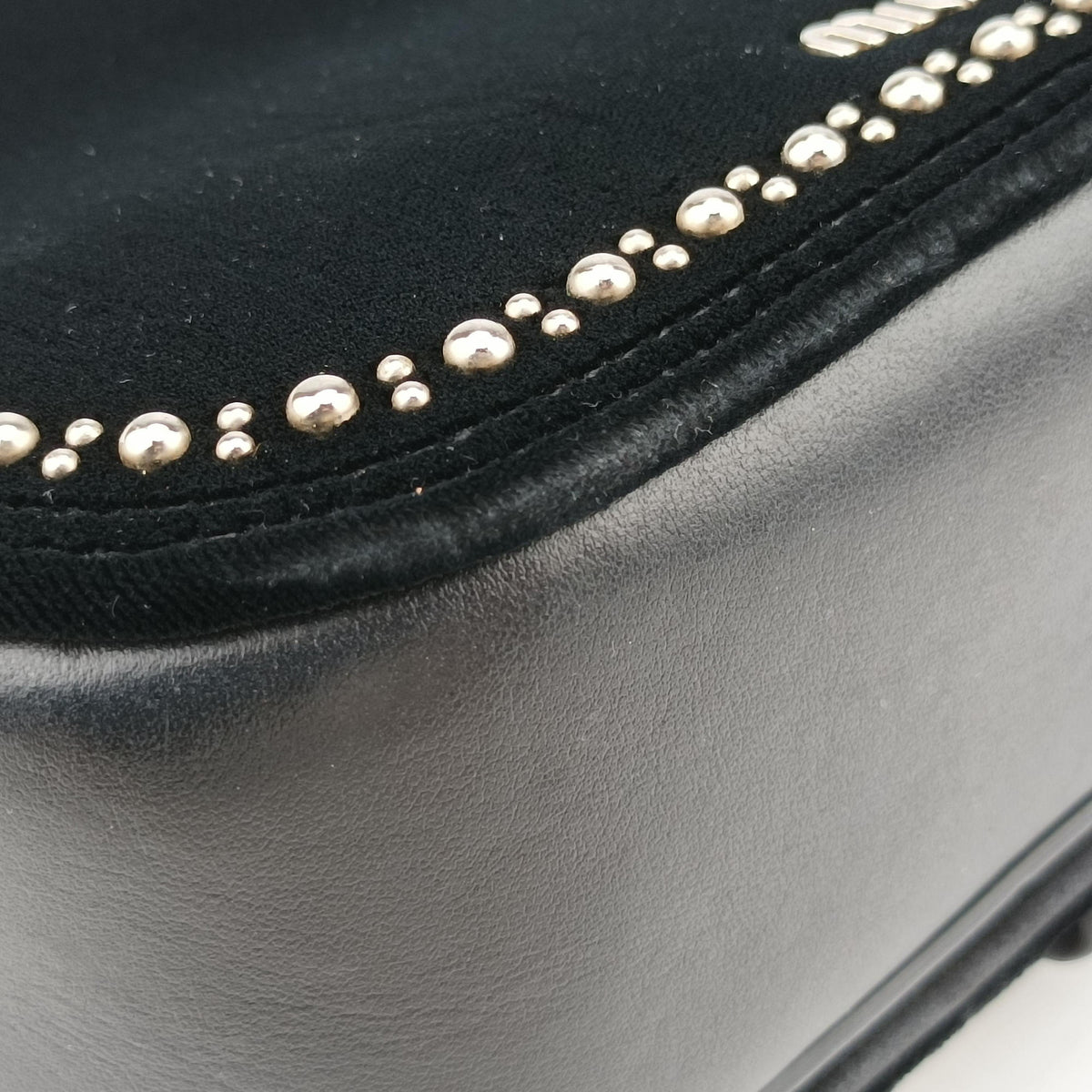 Vintage Miu Miu Dahlia Black velvet  shoulderbag | stylenewstar