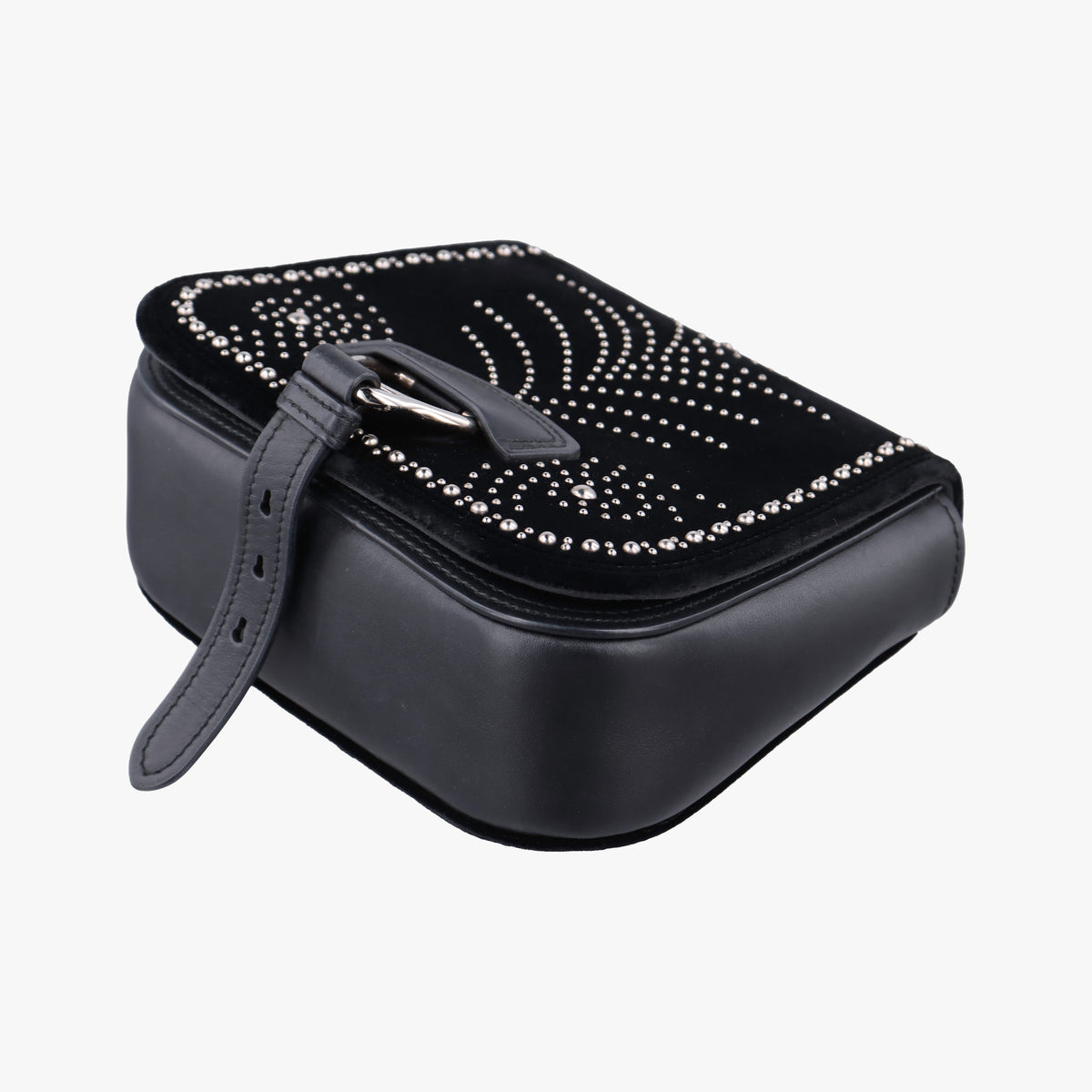 Vintage Miu Miu Dahlia Black velvet  shoulderbag | stylenewstar