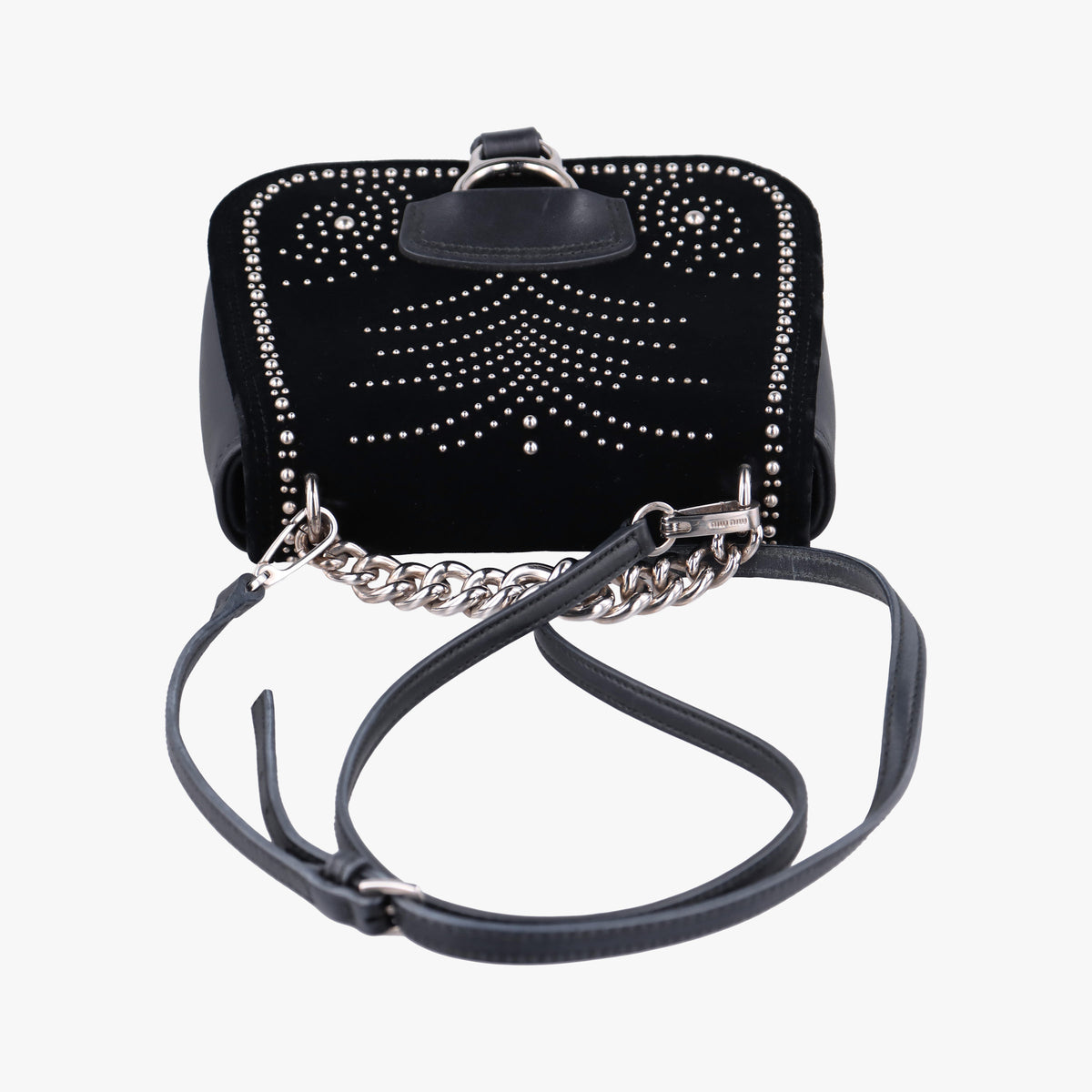 Vintage Miu Miu Dahlia Black velvet  shoulderbag | stylenewstar