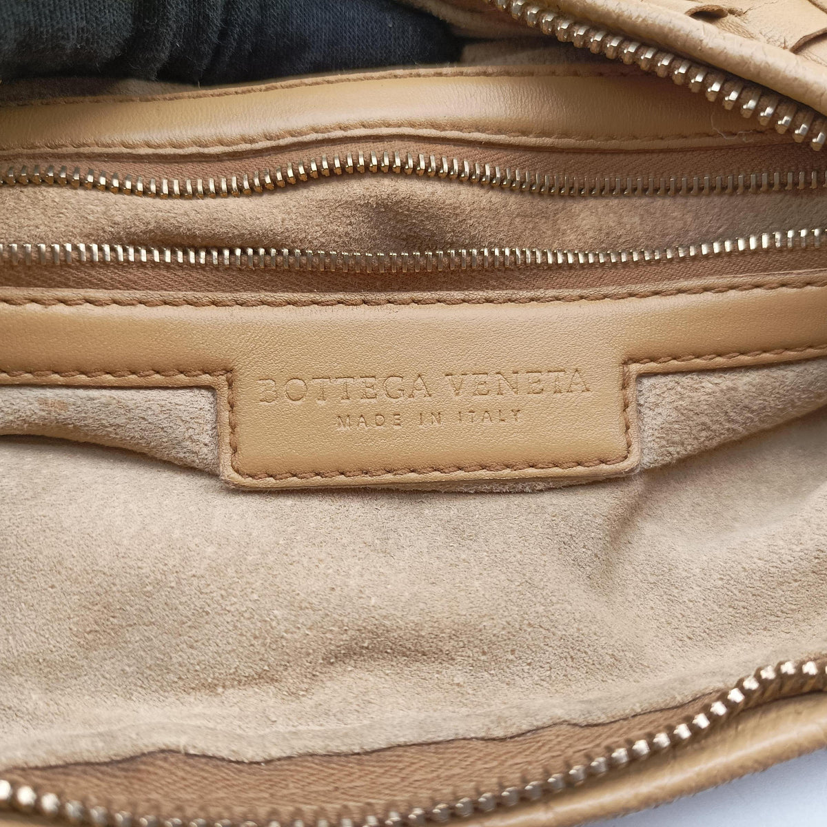 Pre-owned Bottega Veneta Intrecciato Beige lambskin  shoulderbag | stylenewstar