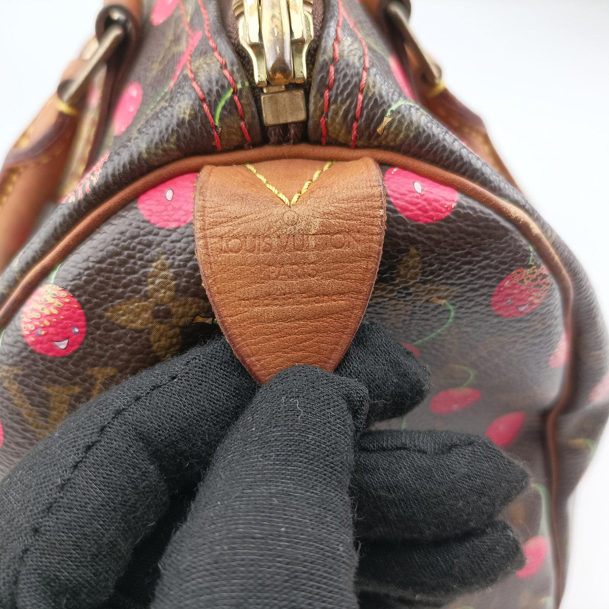 Vintage Louis Vuitton Speedy 25 Monogram Cherry Monogram Canvas M95009 handbag | stylenewstar