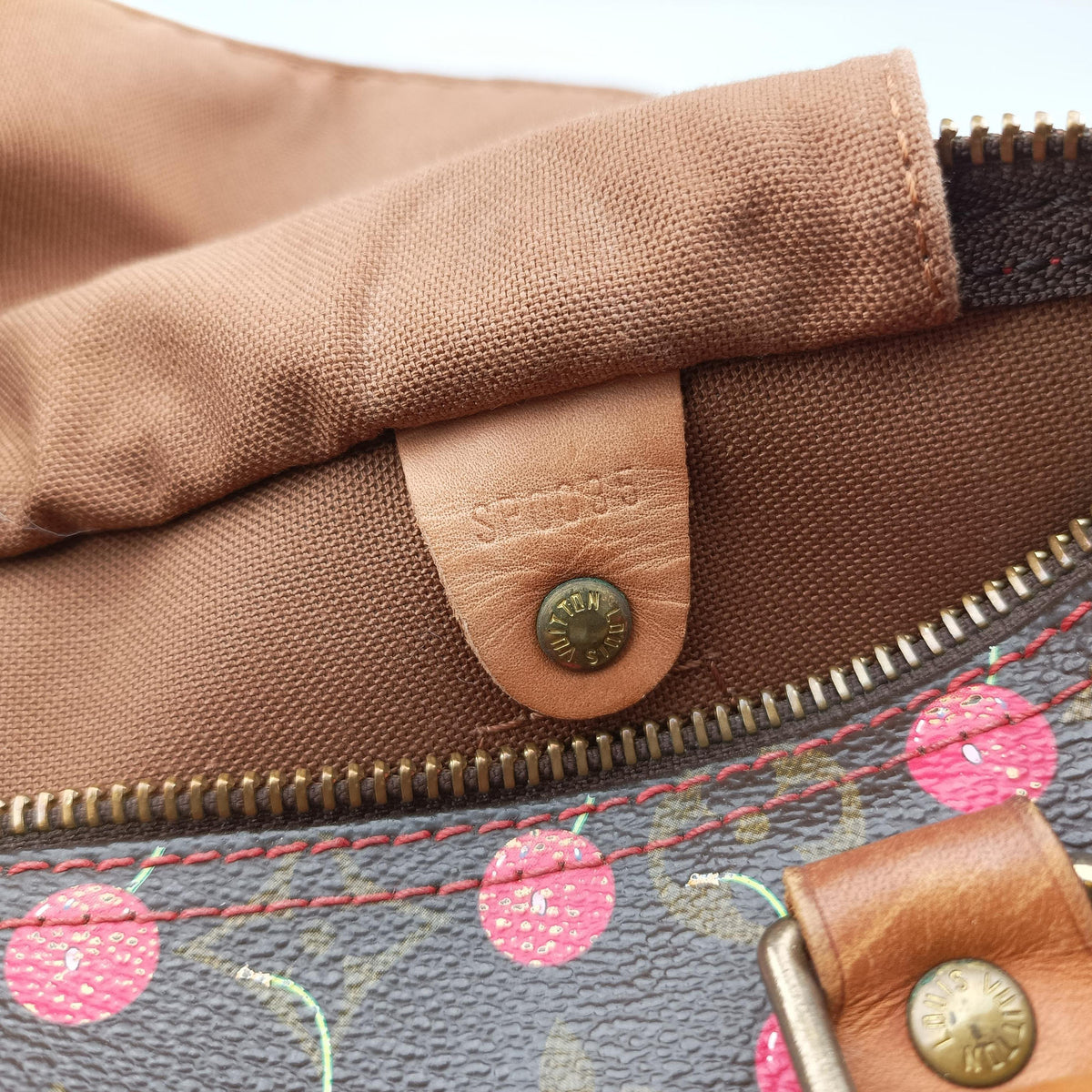 Vintage Louis Vuitton Speedy 25 Monogram Cherry Monogram Canvas M95009 handbag | stylenewstar