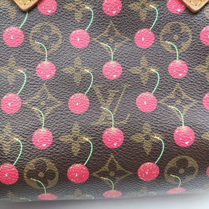 Vintage Louis Vuitton Speedy 25 Monogram Cherry Monogram Canvas M95009 handbag | stylenewstar