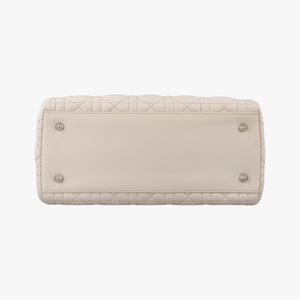 Secondhand Christian Dior Lady Dior Beige lambskin  shoulderbag | stylenewstar
