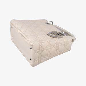 Secondhand Christian Dior Lady Dior Beige lambskin  shoulderbag | stylenewstar