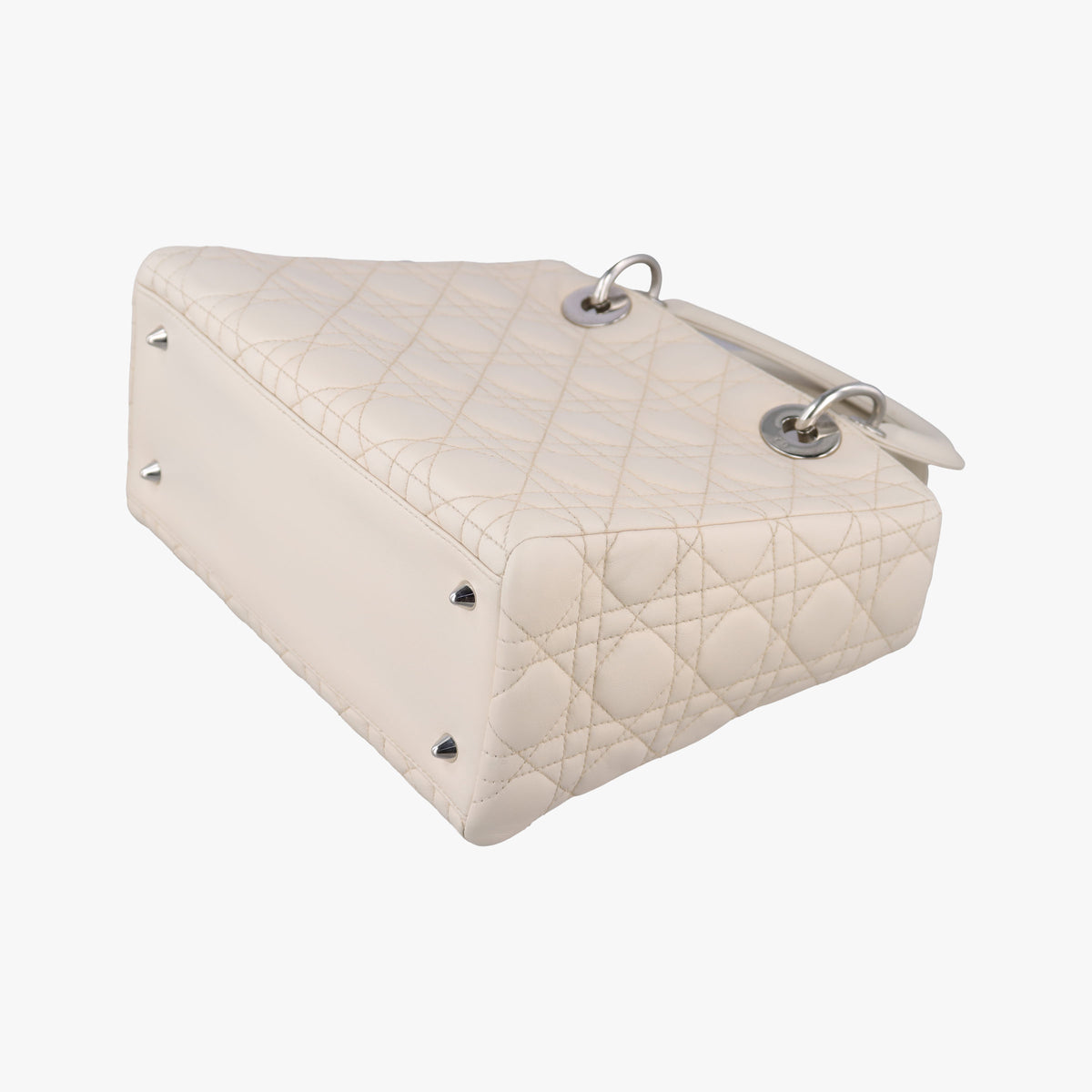 Secondhand Christian Dior Lady Dior Beige lambskin  shoulderbag | stylenewstar