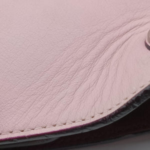 Secondhand Christian Dior Diorissimo Pink×gray Leather  shoulderbag | stylenewstar