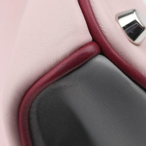 Secondhand Christian Dior Diorissimo Pink×gray Leather  shoulderbag | stylenewstar