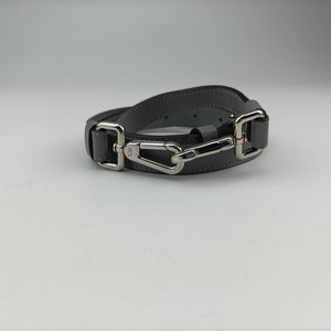 Secondhand Christian Dior Diorissimo Pink×gray Leather  shoulderbag | stylenewstar