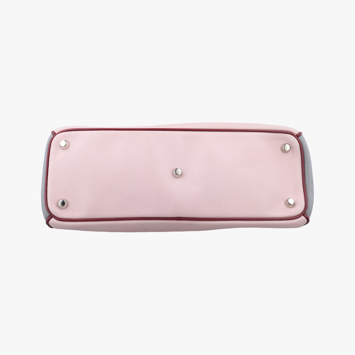 Secondhand Christian Dior Diorissimo Pink×gray Leather  shoulderbag | stylenewstar