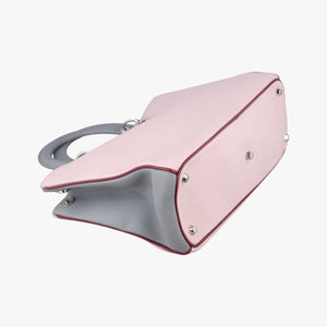 Secondhand Christian Dior Diorissimo Pink×gray Leather  shoulderbag | stylenewstar