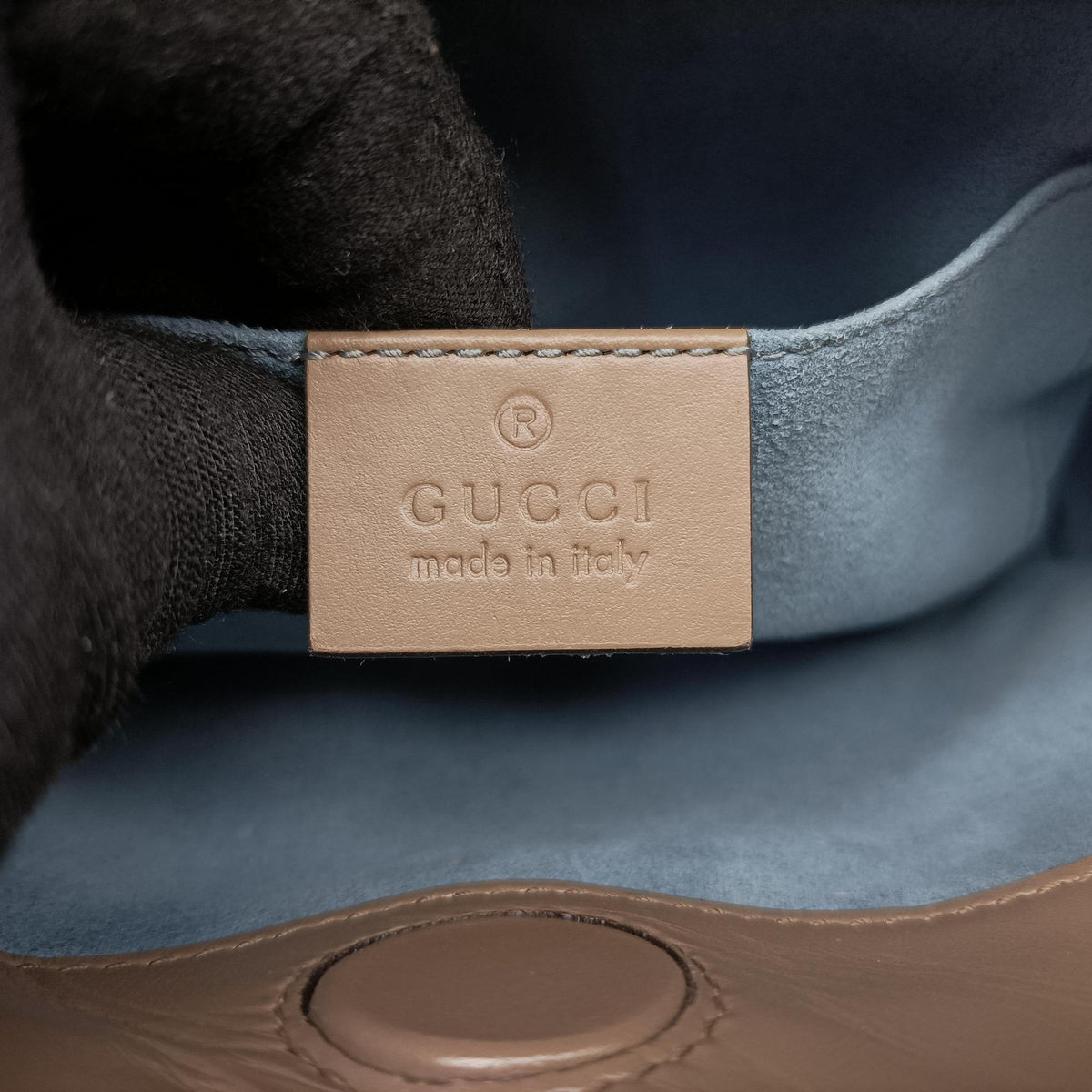 Pre-owned Gucci Bamboo Web Nymphaea Brown leather 470271 handbag | stylenewstar