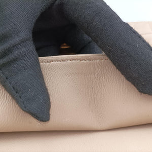 Pre-owned Celine C Quilting Beige Leather  shoulderbag | stylenewstar
